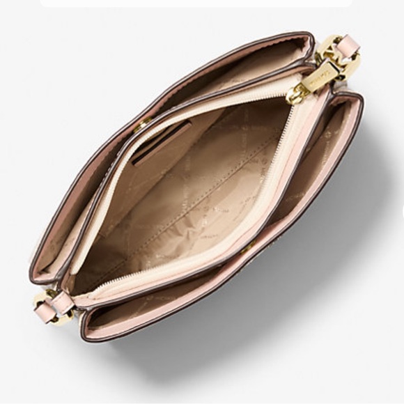 Michael Kors White and Gray Crossbody Monogram Bag NWT - Picture 5 of 7